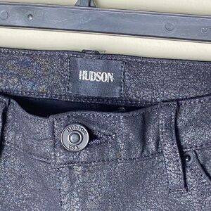 Anthropology Hudson Jeans Womens Size 29 Black Barbara Midrise Rise Skinny Ankle